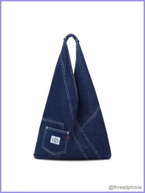 Denim Purse Women Retro Jean Shoulder Handbag Satchel Large Tote